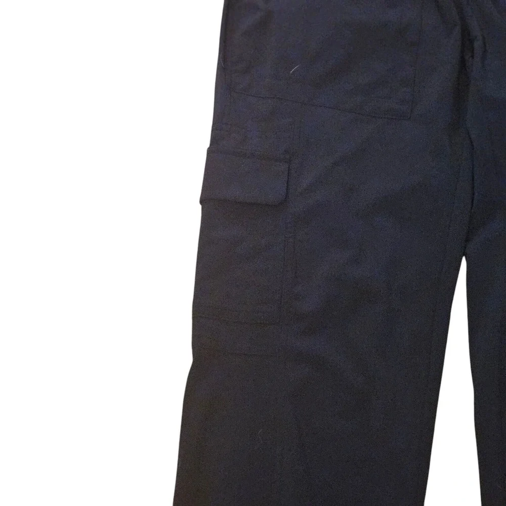 Athleta Cargo‎ Pants Black Utility Pockets  Activewear SZ 8